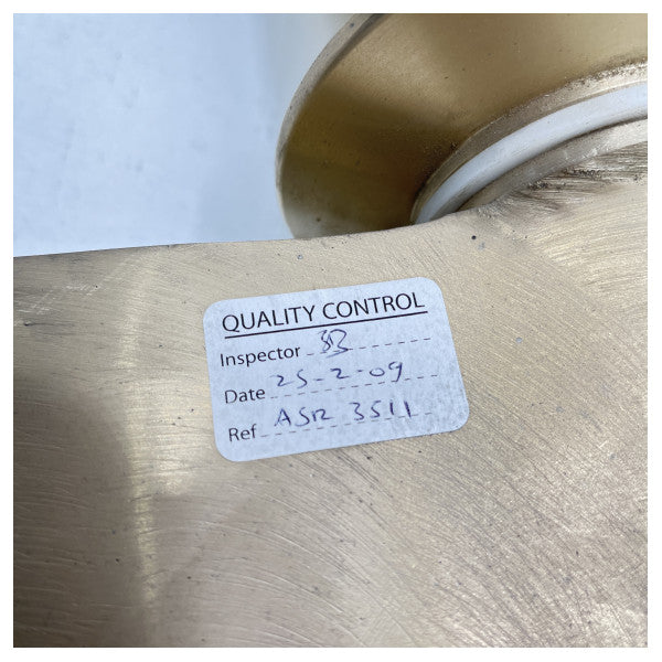 Teignbridge Cranchi Brass Rudder Blade With Shaft - ASR3511