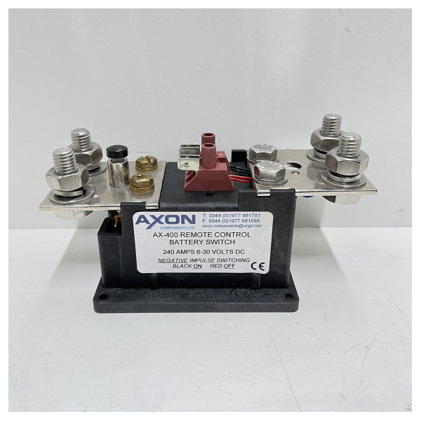 Акумуляторний вимикач Axon AX-400 з дистанційним керуванням 240 ампер 6-30 вольт