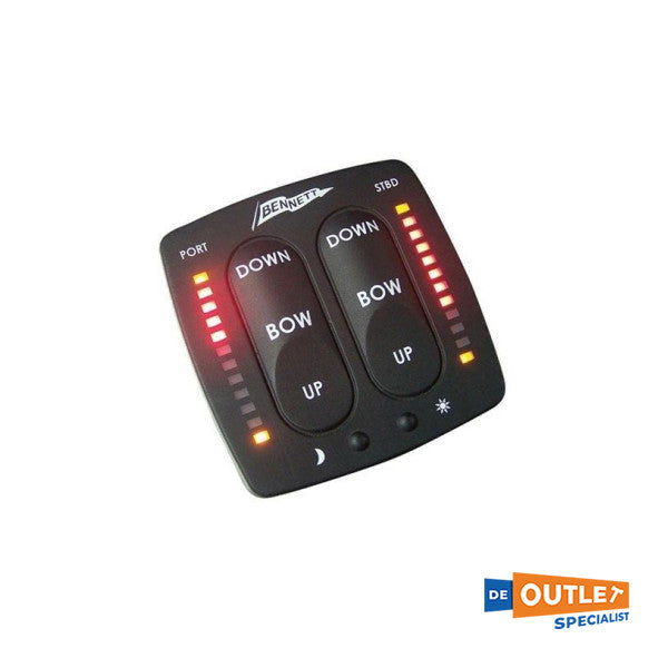 Display/indicatore del controller Trim Tab Bennett