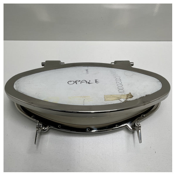 Vigia oval em aço inoxidável SCM bikini 450 x 190 mm