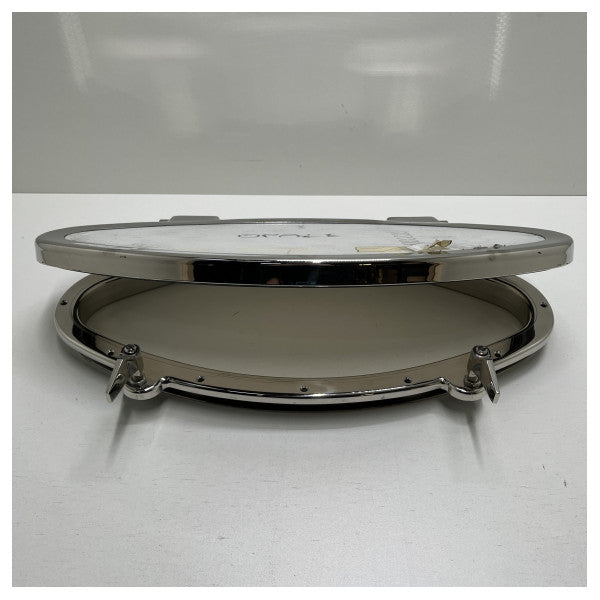 Vigia oval em aço inoxidável SCM bikini 450 x 190 mm