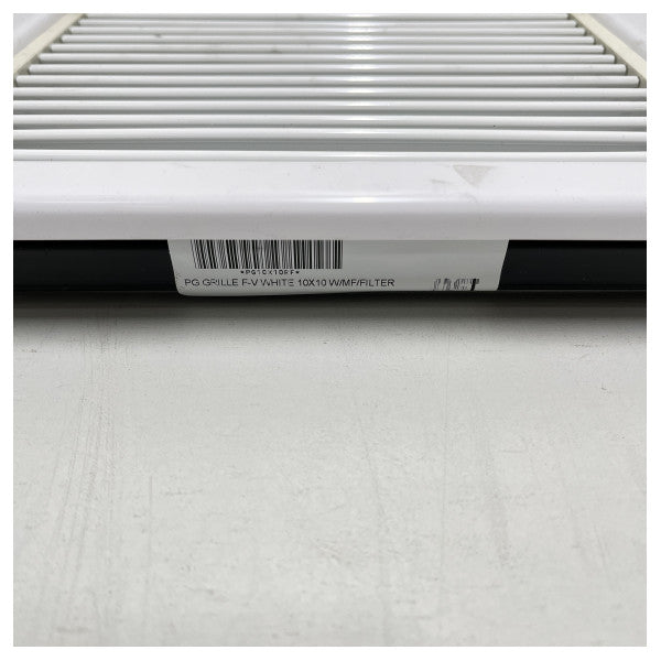 PG グリルエアベント、取り付けフレーム&フィルター付き 10 x 10