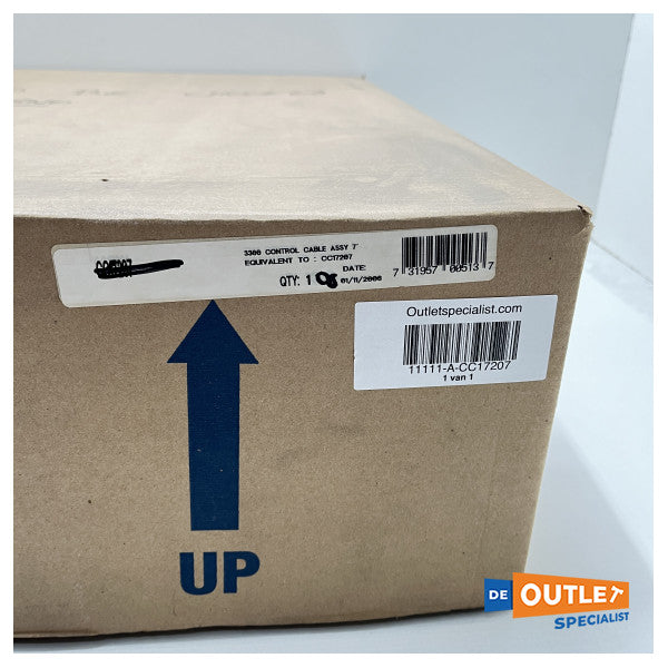 Teleflex 3300 Motor Control Cable Assy 7 Ft. - CC17207