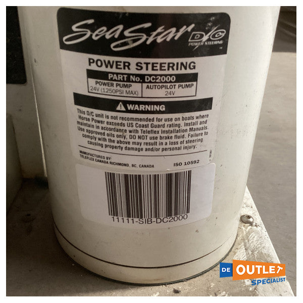 Seastar DC2000 hydraulic power steering pump 24V