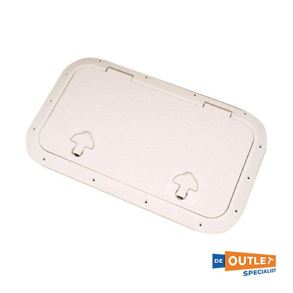 Bomar kulkuluukku G7 694 x 262mm valkoinen muovi, jossa lukko