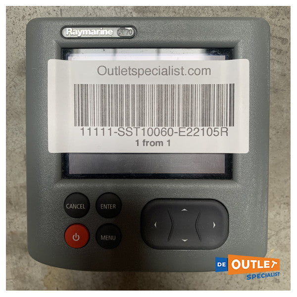 Usterka wyświetlacza wielofunkcyjnego Raymarine ST70 - E22105R