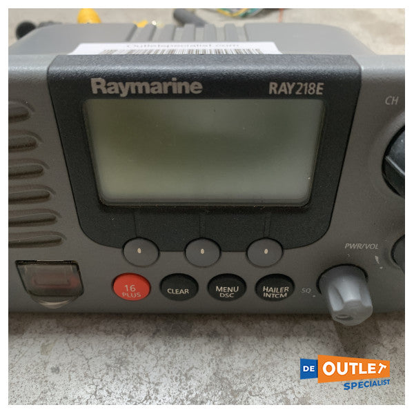 Raymarine Ray218E DSC vhf-järjestelmä käytetty ei testattu - E43033