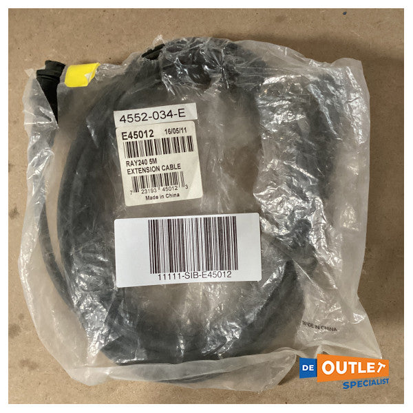 Raymarine Ray240E luurin jatkokaapeli 5m - E45012
