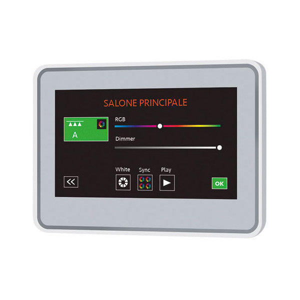 クイックDMX 4.3インチタッチLEDライトコントローラーディスプレイ - QCC-LCS TS