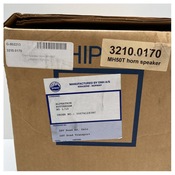 DNH Głośnik tubowy MH-50T 8 Ohm 120 dB SPL - 464001