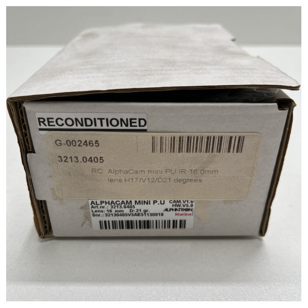 アルファトロン・アルファカメラ・ミニ PU IR 16.0 mm マリンプルーフカメラ - 3213.0405
