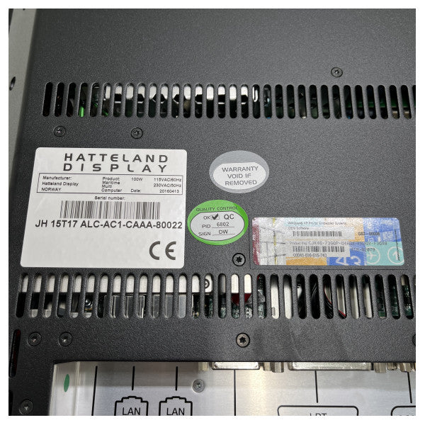 شاشة Alphatron Hatteland AlphaScreen 15 15 بوصة البحرية 230 فولت - JH15T17