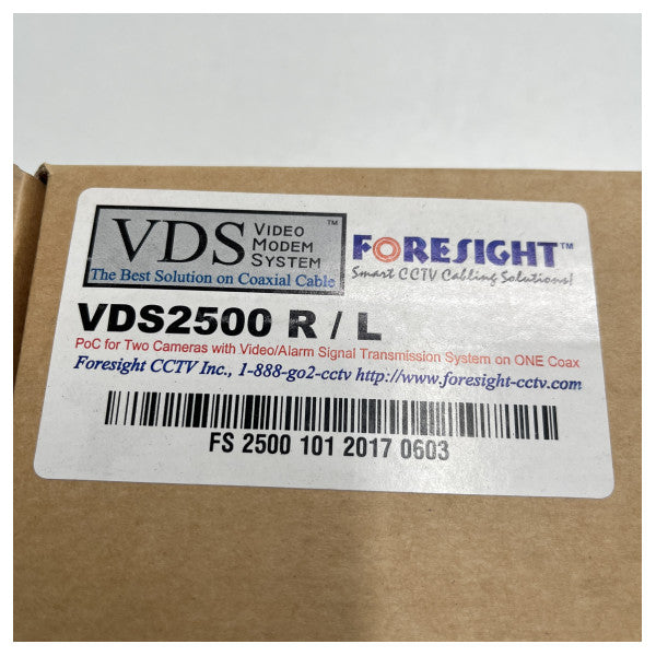 XIN VDS-2500 - 2 видеоклипа по 1 коаксиален кабел с голям обхват