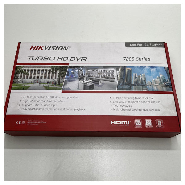 Hikvision CCTV 4-kanavainen DVR-tallennin DS-7204HUHI-F1