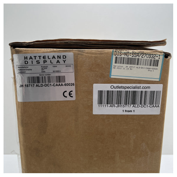 Hatteland Alphatron AlphaScreen 15 ιντσών - JH15T17 ALD-DC1-CAAA