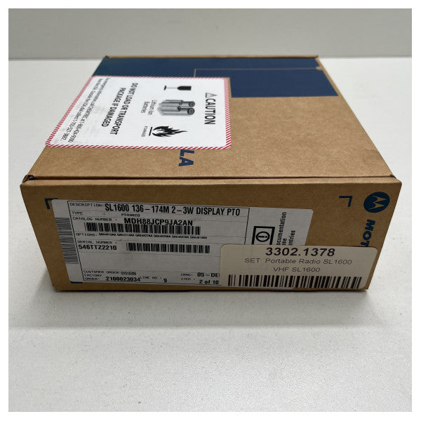 Przenośny radiotelefon VHF 3-watowy walkie-talkie Motorola SL1600