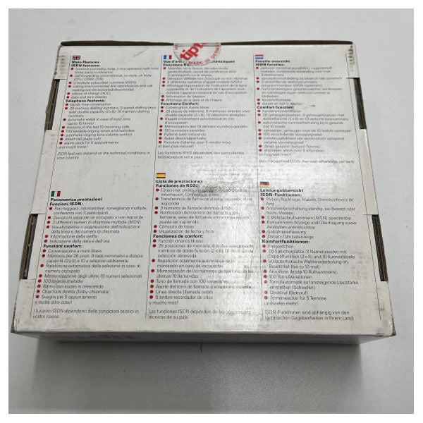 Zehenspitzen 190 ISDN Telefongrau - 4005579154846