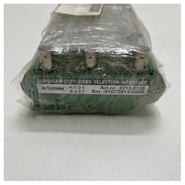 Alphatron Alphamam CCTV Video Selection Interface