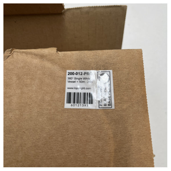 مصباح ملاحة لوبولايت المرساة الضوئي 360ø أبيض اللون أسود الغلاف - 200-012-PRO