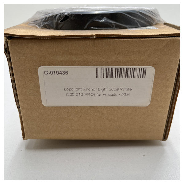 مصباح ملاحة لوبولايت المرساة الضوئي 360ø أبيض اللون أسود الغلاف - 200-012-PRO