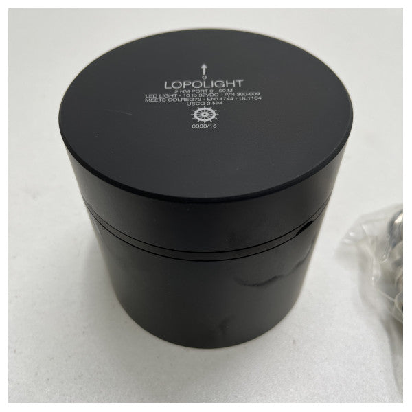 Lopolight babordssida RED navigationsljus 2 nm svart - 301-009-PRO