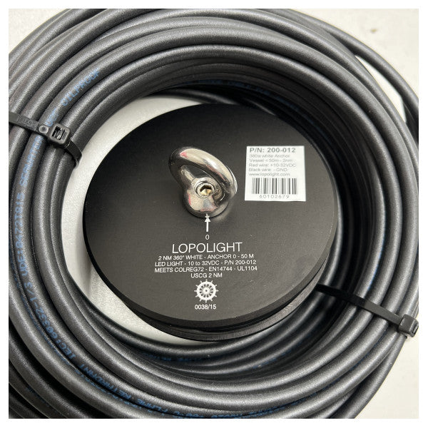 LOPLIGHT 2NM White White 360 grados Ancla de anclaje Black-200-012H-B