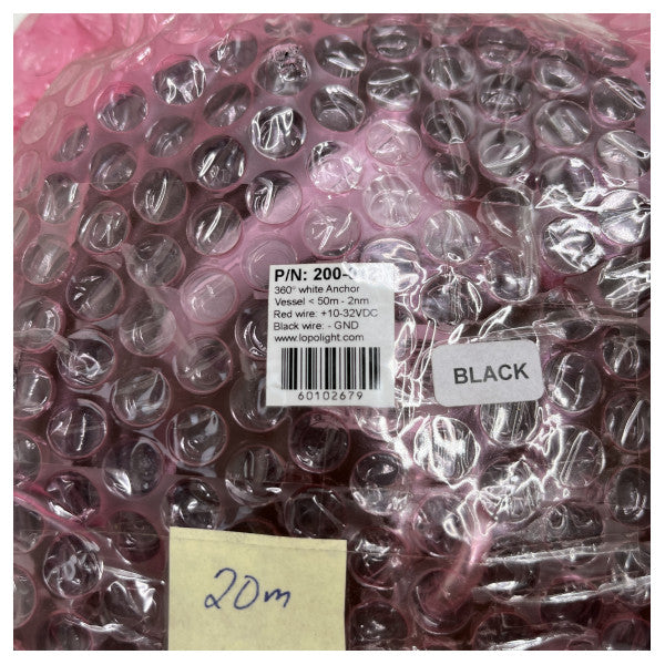 LOPLIGHT 2NM White White 360 grados Ancla de anclaje Black-200-012H-B