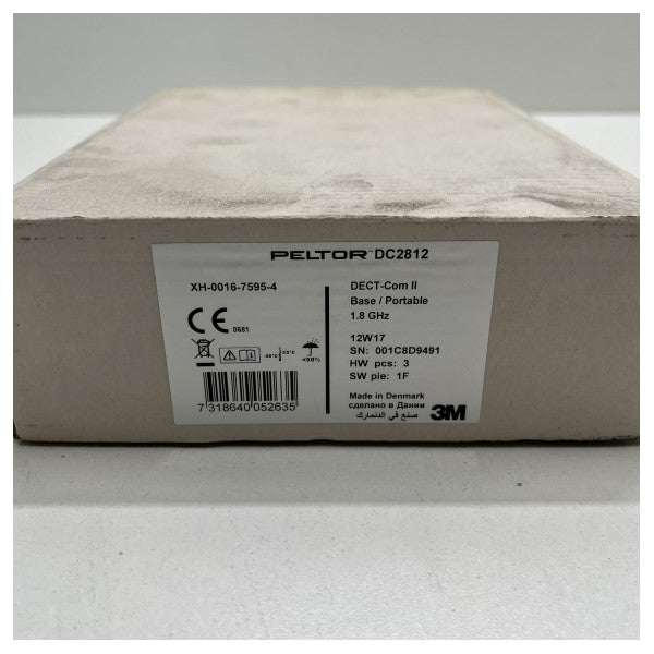 3M Peltor Dect-Com II DC2812 Master / Slave Unit Negro