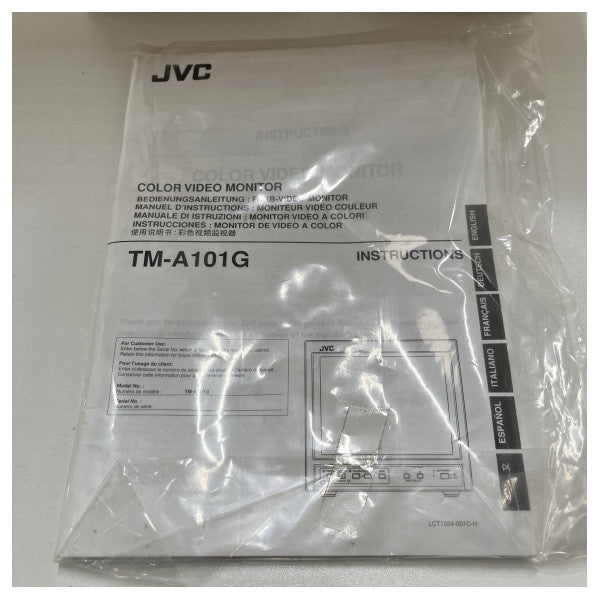 JVC 10-tommer CCTV-skærm 300TVL - TM-A101G