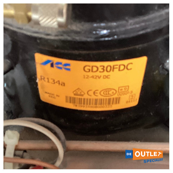 Frigonautica EV80 compressor + omvormer 220V