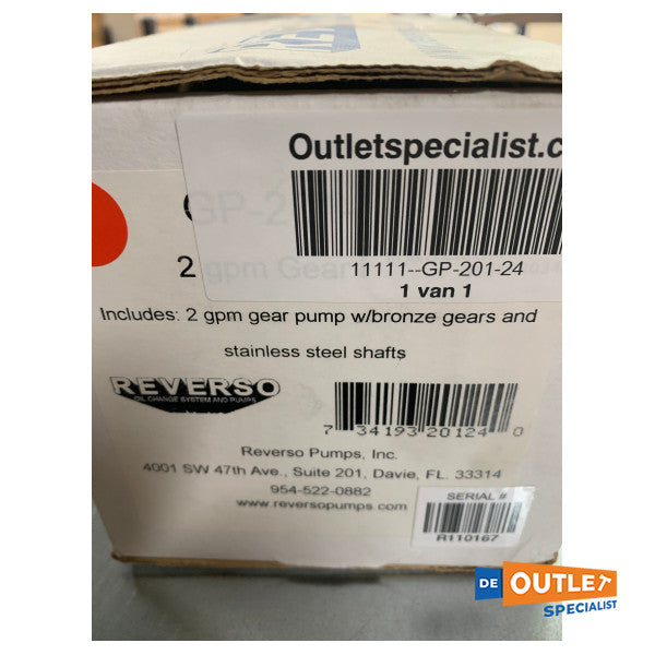 Reverso GP-201-24 Pompa tal-Irkaptu Reverse Dazju Dawl 24V