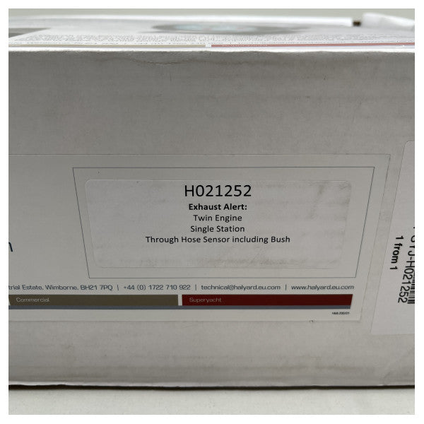 نظام التنبيه من ارتفاع درجة حرارة العادم الرطب في هاليارد - H021252