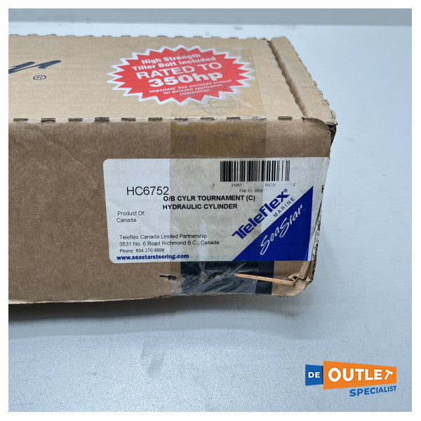 Гідравлічний рульовий циліндр підвісного човна Seastar Tournament - HC6752