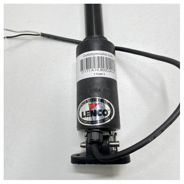 Podnośnik do włazów Lenco serii HL800 24V skok 203 mm - HL800C04-24