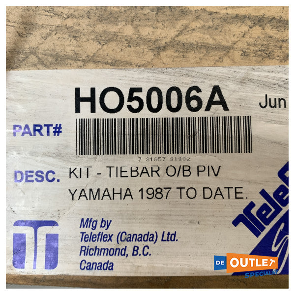 Комплект для підвісного човнового двигуна Yamaha з двома двигунами Seastar - HO5006A - HO5006A