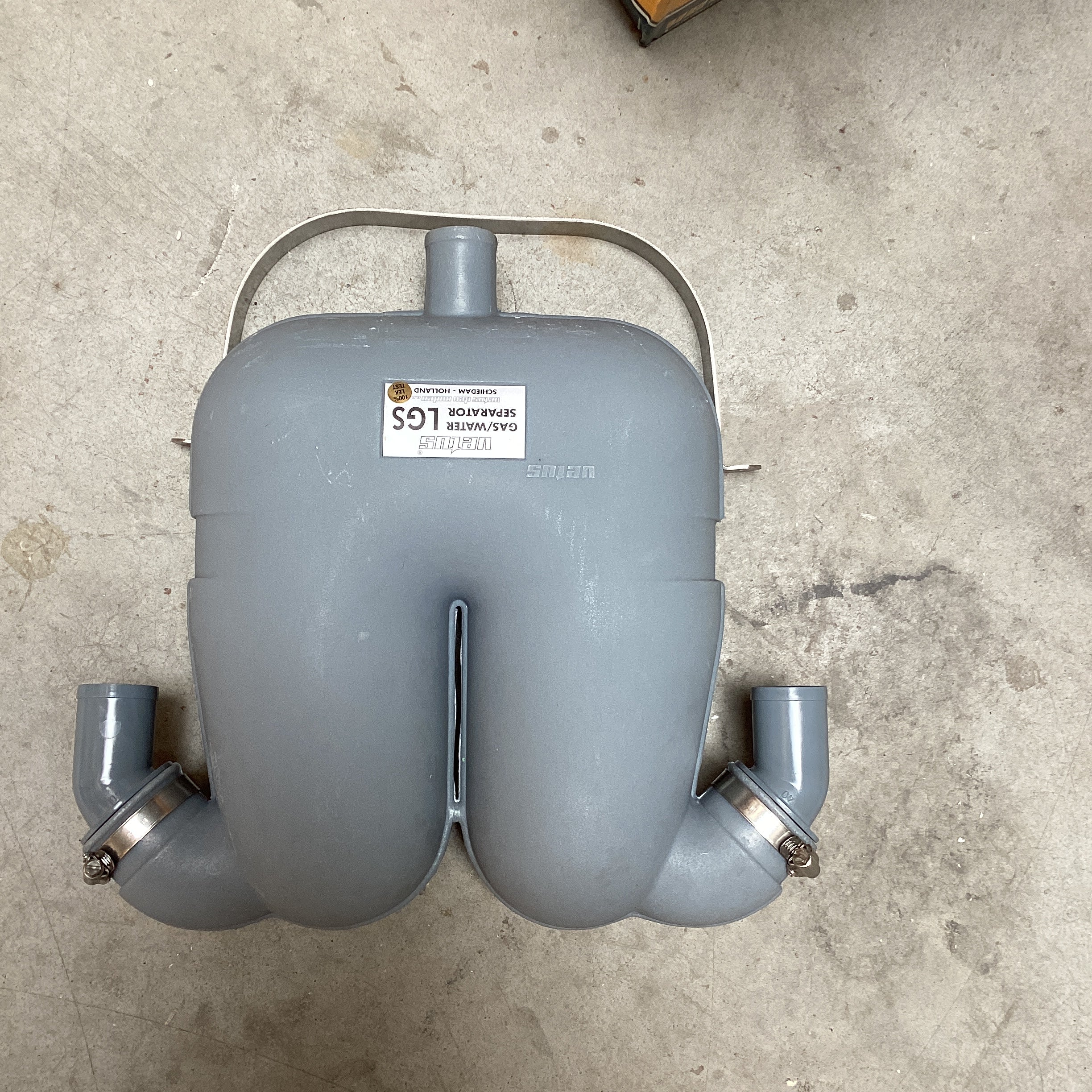 Vetus LGS4038 Exhaust Gas separator 40mm - 38mm drain