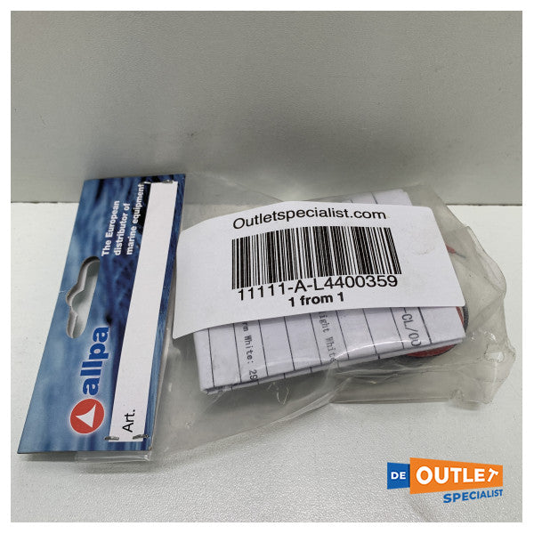 Allpa пластиковий світлодіодний вбудований точковий світильник 12/24В 3-сторонній - L4400359 - L4400359