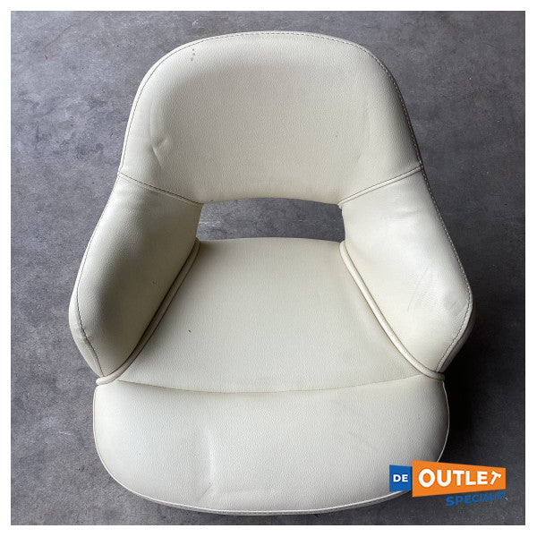 Sessa international banco de balde em pele bege - LKB-S