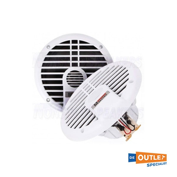 German Maestro dvosistemski vodootporni zvučnik bijele boje 130W