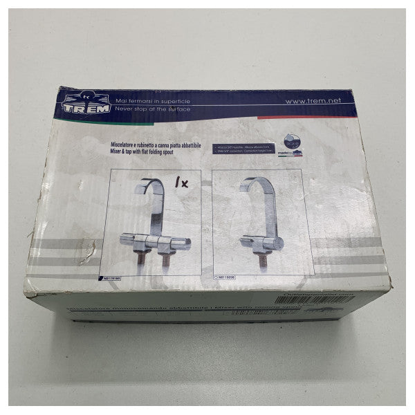 Trem quente | frio torneira monocomando dobrável cromada - N0119160