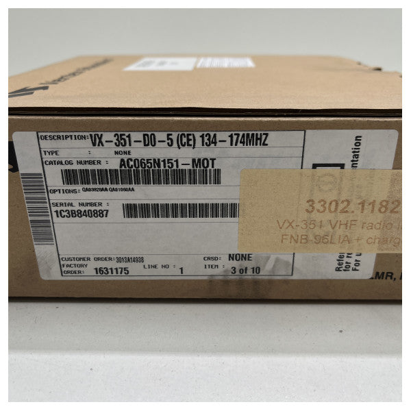 Vertex Standard Handheld 5-watt 16 Kanaals VHF-VX-351