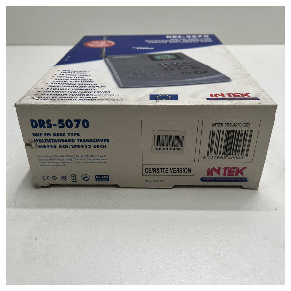 Stazione radio a 2 vie UHF Intek DRS-5070