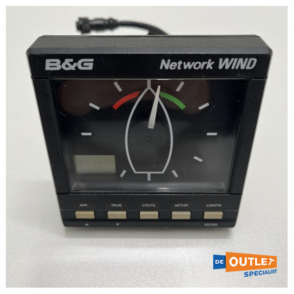 B&G Network Wind analog rüzgar göstergesi kullanıldı