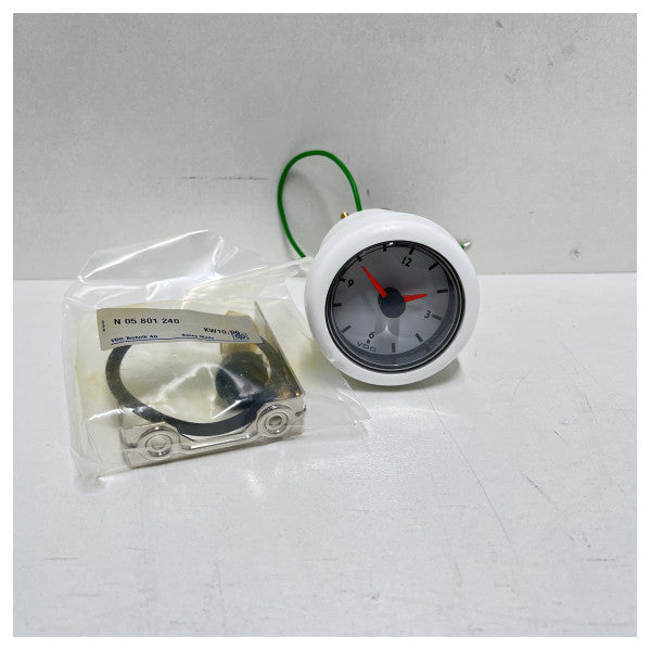 VDO ocean line 12-24V quarz saat beyaz - N 03 270 602