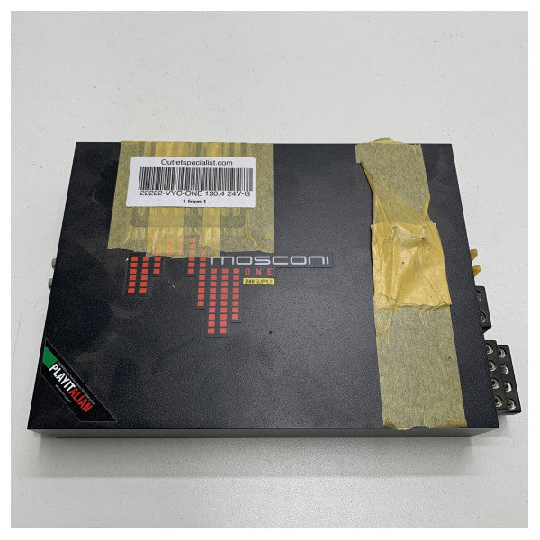 Używany wysokiej jakości wzmacniacz Mosconi ONE 130.4 4x 130W 24V