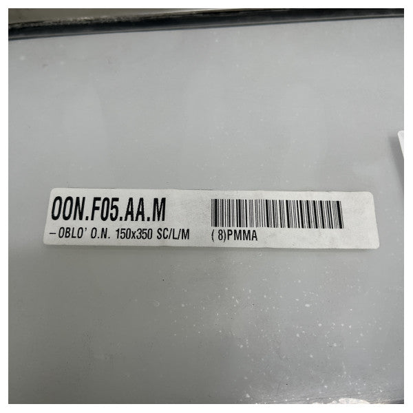 SCM Stainless Steel Oval Porthole 355 x 155 mm - Oon.f05.aa.m.