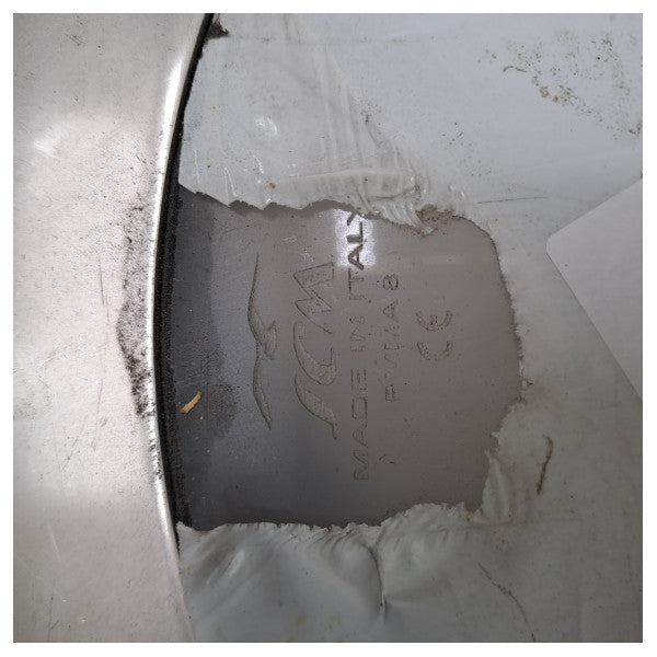 SCM Caraibi Vigia de abertura em aço inoxidável de 200 mm