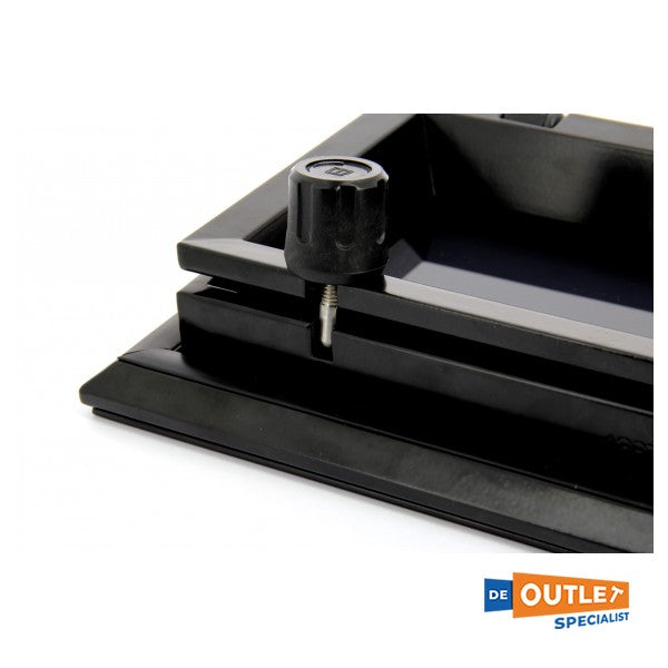 Ілюмінатор Vetus 156 x 303 мм чорний з отвором - PL711