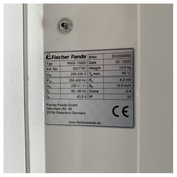 Інверторний генератор синусоїдальної напруги Fischer Panda PMGI 10000 230В 50 Гц