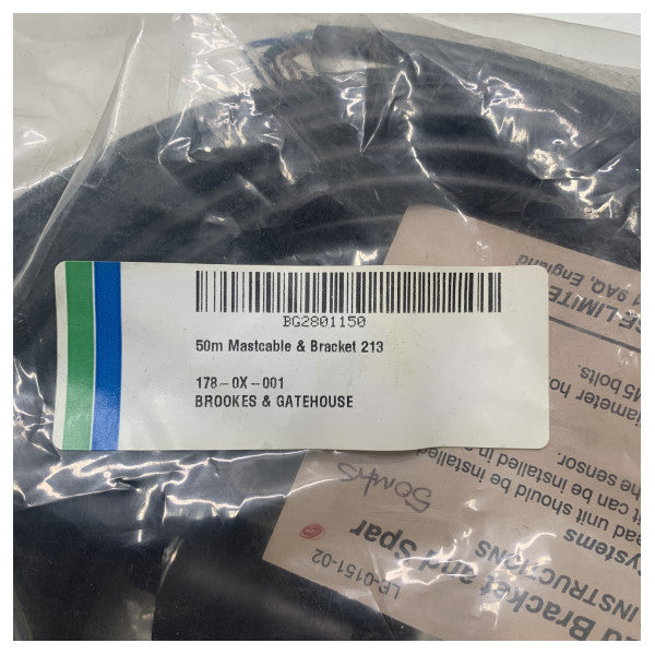 B&G 213 masthead transducer mast cable 50 meter - 178-0X-001